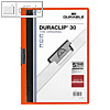 Durable Klemmhefter DURACLIP® 30, DIN A4, bis 30 Blatt, orange, 2200-09