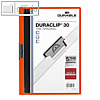 Durable Klemmhefter DURACLIP? 30, DIN A4, bis 30 Blatt, orange, 2200-09