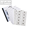 Namensschilder Set mit Kombiklemme, 90 x 54 mm, transparent, 20 St?ck, 869900