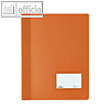 Durable Schnellhefter Duralux Transluzent transluzent-orange