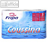 Fripa Tissue-K?chenrolle Coussina, 3-lagig, 260 x 240 mm, wei?, 4 Rollen,3204002