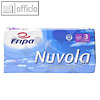 Toilettenpapier Nuvola, 3-lagig, 100 x 120 mm, 100% Recycling, hochweiß, 8 Stück