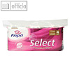 Fripa Toilettenpapier Select, 4-lagig, 100 x 140 mm, hochweiß, 8er-Pack, 1040801