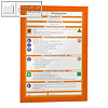Durable Inforahmen DURAFRAME?, DIN A4, selbstklebend, orange, 10 St?ck, 4882-09