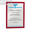 Durable Inforahmen DURAFRAME?, DIN A4, selbstklebend, rot, 10 St?ck, 4882-03
