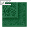 Servietten ROYAL Ornaments, 1/4-Falz, 40 x 40 cm, dunkelgr?n, 160 St., 17050
