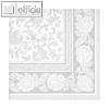 Papstar Servietten ROYAL Ornaments, 1/4-Falz, 40 x 40 cm, wei?, 160 St., 19947