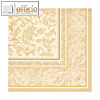 Servietten ROYAL Ornaments, 1/4-Falz, 40 x 40 cm, champagner, 250 St., 11681