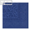 Servietten ROYAL Ornaments, 1/4-Falz, 40 x 40 cm, dunkelblau, 250 St., 11665