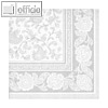 Papstar Servietten ROYAL Ornaments, 1/4-Falz, 40 x 40 cm, wei?, 250 St., 11682