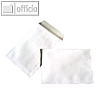 officio Versandtasche (DIN B5) ohne Fenster, haftklebend, weiß, 500 St., 250434