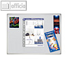 Franken Textiltafel PRO, 1.800 x 1.200 mm, Filz: grau, PT830512