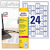 Etiketten zur Kabelbeschriftung, 60 x 40 mm, Laser, 480 St?ck, L7950-20
