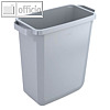 Abfallbehälter DURABIN 60 L, rechteckig, lebensmittelecht, grau, 1800496050