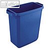 Abfallbehälter DURABIN 60 L, rechteckig, lebensmittelecht, blau, 6 Stück