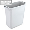 Abfallbehälter DURABIN 60 L, rechteckig, lebensmittelecht, weiß, 1800496010