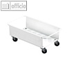 Durable Fahrwagen DURABIN TROLLEY 60, Metall, weiß, 1801666010