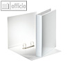 Pr?sentationsringbuch m. 2 Taschen, DIN A4, PP, 2-D-Ringe 30 mm, wei?, 49709