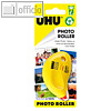 UHU Kleberoller f?r Fotos, Bandbreite 6.5 mm, abrubbelbar, 46175