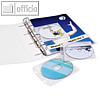 Durable CD-Cover Easy, abheftbar, max. 2 CD?s, PP, transparent, 10 St?ck, 522319