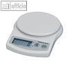 MAUL Briefwaage MAULalpha mit Batterie, Tragkraft 5000 g, wei?, 1645002