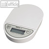 MAUL Briefwaage MAULoval, Tragkraft 2.000 g, Teilung 1 g, wei?, 1622002