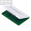 officio Stempelkissen Gr??e 2, 7 x 11 cm, Metall-Geh?use, gr?n