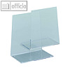 officio Buchst?tzen, Acryl, 90 x 136 x 155 mm, glasklar, 2 St?ck, 4453-22