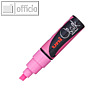 uni-ball Kreidemarker Chalk PWE-8K, Keilspitze 8 mm, neon-pink, PWE-8K RE FLUO