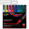 Pigmentmarker PC-5M, Rundspitze 1.8 - 2.5 mm, farbig sortiert, 8er-Etui (Basis)