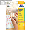 Etiketten Stick+Lift, 26 x 16 mm, abl?sbar, wei?, 2.550 St?ck, L3410REV-25