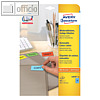 Mini-Etiketten, 45.7 x 21.2 mm, farbig, abl?sbar, blau, 960St., L6039-20