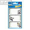 Z- Buchetiketten "Fu?balltor", Papier, B76 x H120 mm, 9 St?ck, 59290