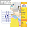 Zweckform Mini-Organisationsetiketten, 46 x 11.1 mm, 2.100 St?ck, L7656-25