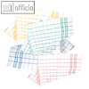 K?chent?cher KARO, 50x70 cm, 100% Baumwolle, div. Farben, 10 St?ck, 300004