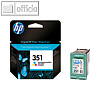 HP Tintenpatrone Nr.351, 3,5 ml, color, CB337EE