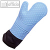 Franz Mensch Silikon-Handschuh "HEATTEC" HYGOSTAR, bis 250 Grad, blau, 33201