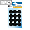 Herma Filzgleiter, Durchmesser: 22 mm, selbstklebend, schwarz, 120 St?ck, 15001