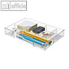 LEITZ Schubladeneinsatz f. Schubladenbox WOW CUBE & Plus, transparent,5215-00-02