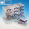 Really Useful Box Aufbewahrungsbox Transparent Klar 90 x 65 x 32/55 mm