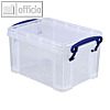 Really Useful Box Aufbewahrungsbox Transparent 195 x 135 x 110 mm | Kleinteile (1 Stück)