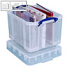 Really Useful Box Aufbewahrungsbox 35 Liter Transparent 370 x 330 x 310 mm