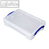 Really Useful Box Aufbewahrungsbox Transparent 290 x 160 x 50 mm