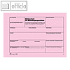 Meldeschein Beherbergungsst?tten - neutral, DIN A5 quer, rosa, 100 Blatt, 1649