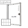 MAUL Schaukasten extraslim, 8x DIN A4, Innenbereich, 65.5 x 93.1 cm, 6820808