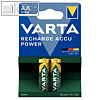 Varta power play, NiMh Akku, AA (mignon), 2100mAh, 1,2 V, 2 Stück, 56706