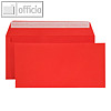 Briefumschlag C6 5 Intensivrot intensivrot