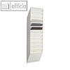Durable Wand-Prospekthalter-Set "FLEXIBOXX 12", DIN A4 quer, wei?, 1709781010