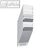 Durable Wand-Prospekthalter-Set "FLEXIBOXX 6", DIN A4 hoch, weiß, 1709760010