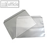 officio Briefumschläge PP-Folie, B4, 100 my, haftklebend, transparent, 700 Stück
